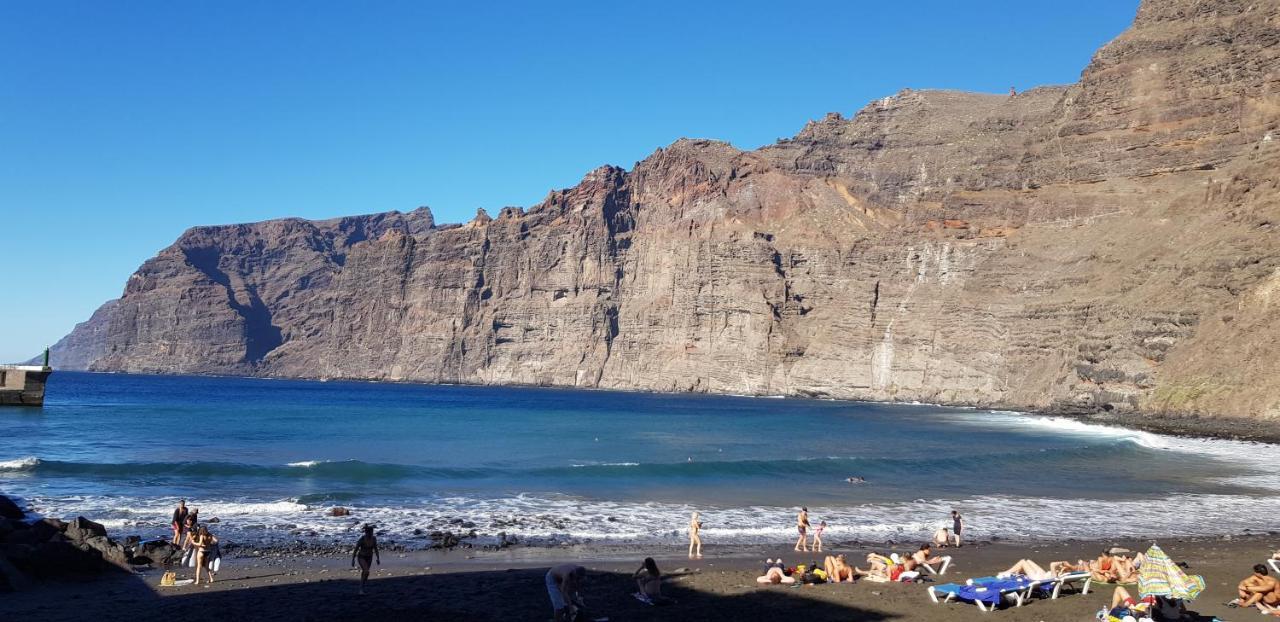 Ocean Pearl, Luxurioeses Haus, Meerblick, Grosse Sonnenterrasse, Teneriffa Sued, Los Gigantes, 600M Zum Strand, 200M Zum Ort, Ruhig Acantilado de los Gigantes Eksteriør bilde