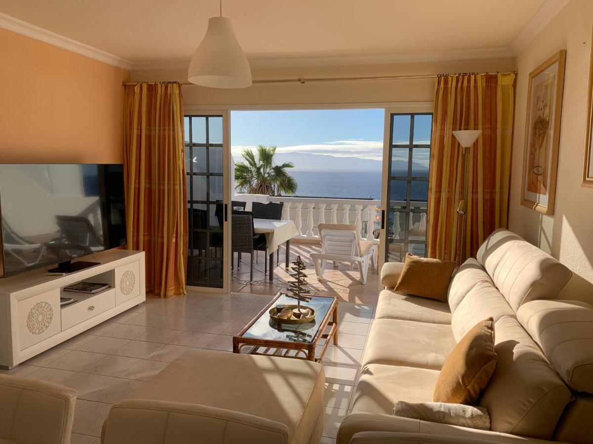 Ocean Pearl, Luxurioeses Haus, Meerblick, Grosse Sonnenterrasse, Teneriffa Sued, Los Gigantes, 600M Zum Strand, 200M Zum Ort, Ruhig Acantilado de los Gigantes Eksteriør bilde